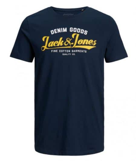 camiseta jack&jones azul marino